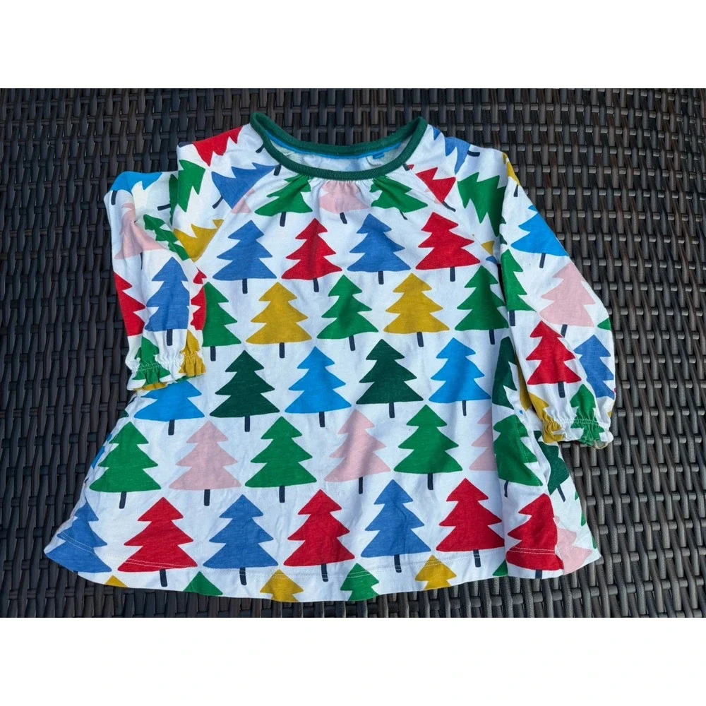 Mini Boden Girls 3-4y Christmas Dress Long Sleeve tunic
